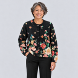 Talia – Eleganter Cardigan mit Print