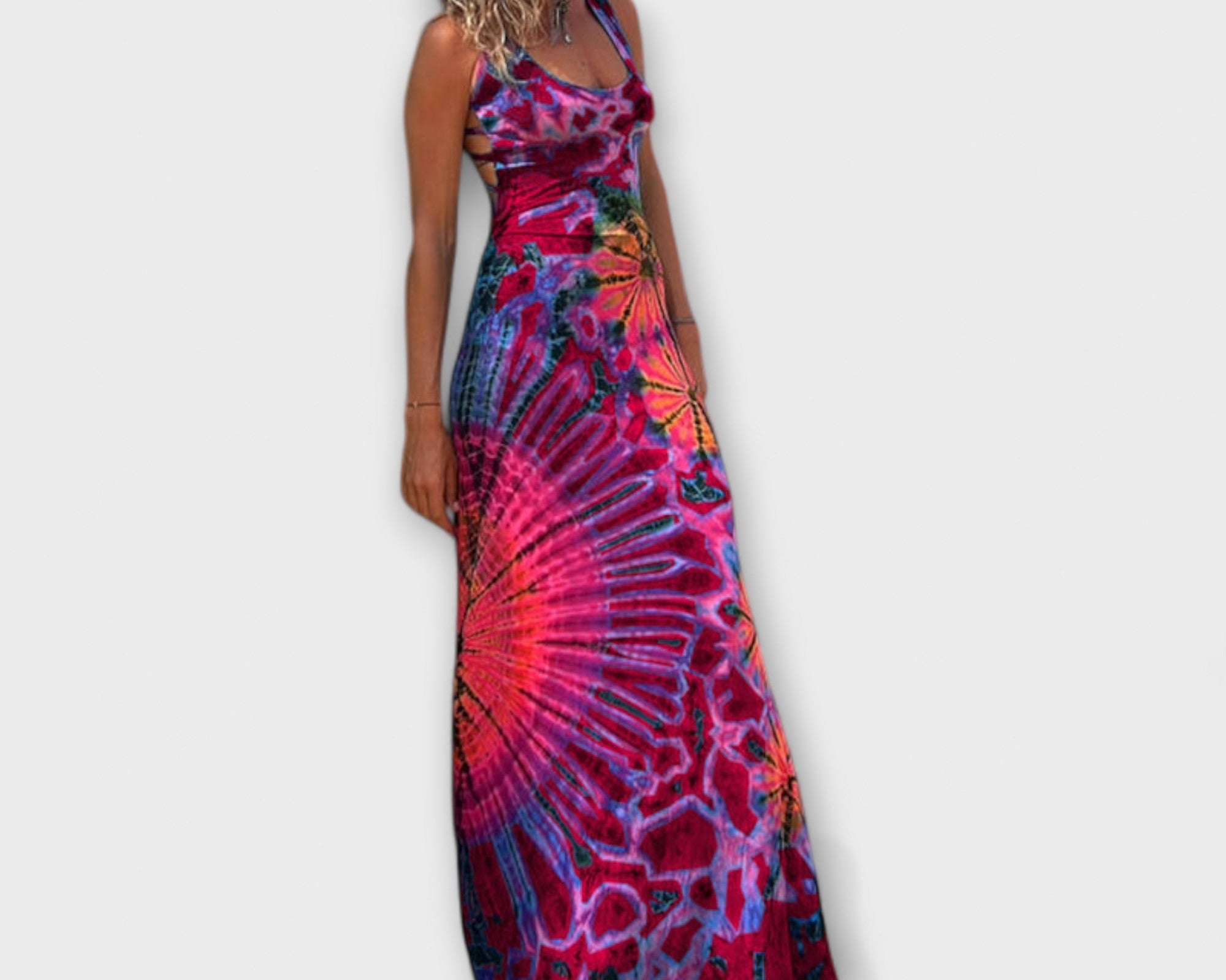 Ronja - La Bamba Tie-Dye Print Maxikleid