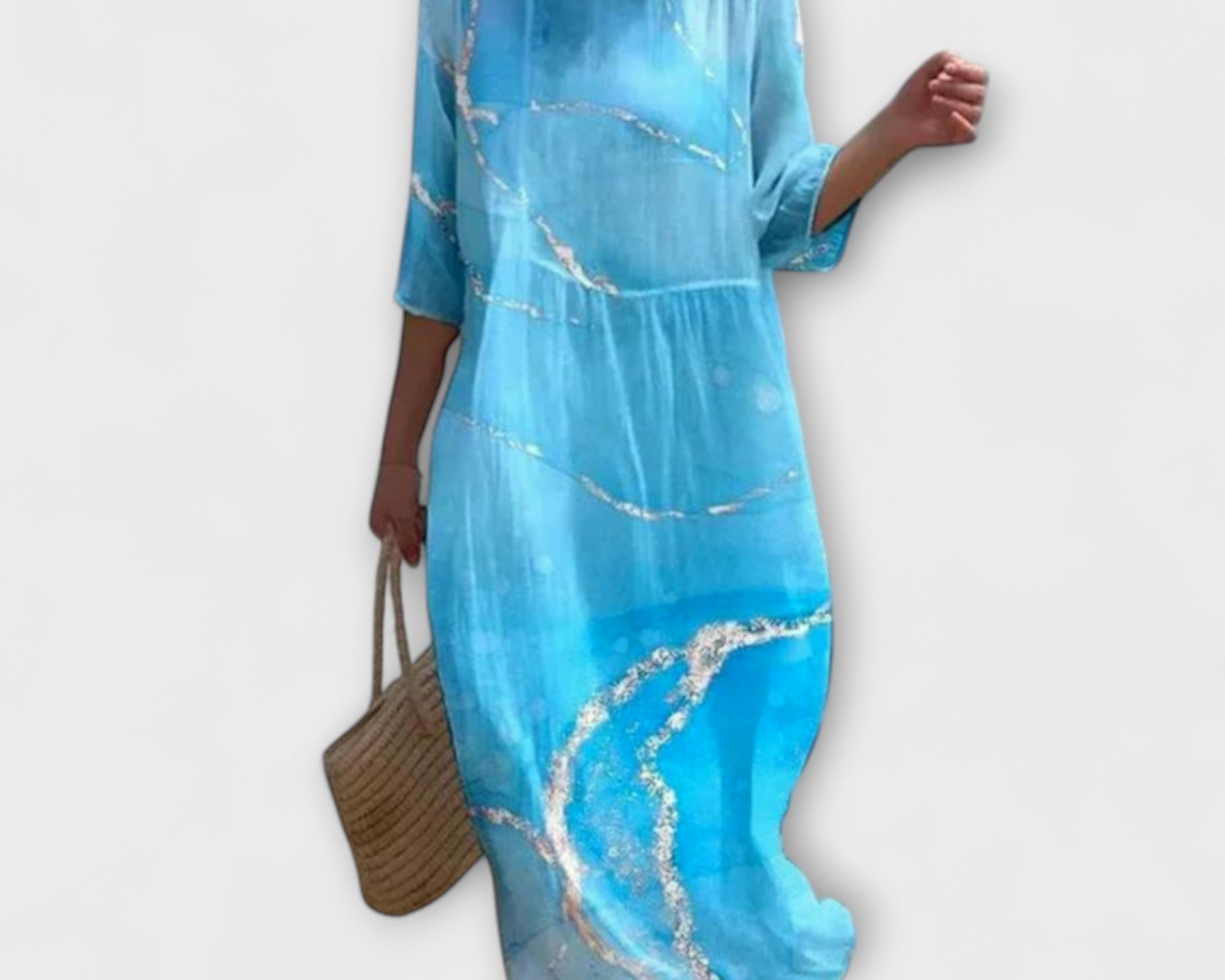 Miranda - Stilvolles Floral-Maxikleid