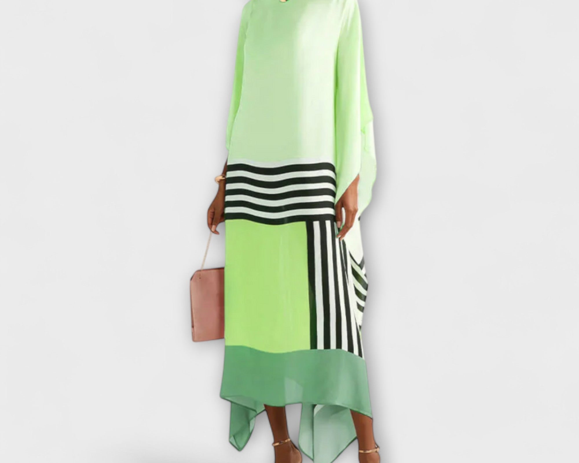 Elenora - Locker geschnittener geometrischer Kaftan