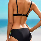 Split-Bikini mit Farbverlauf