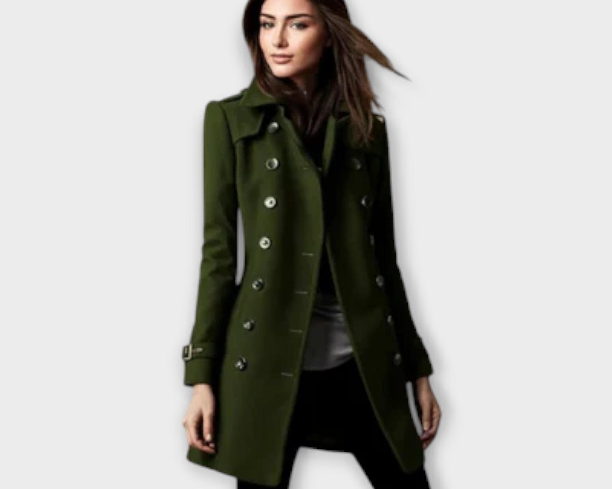 Linda - Doppelreihiger Trenchcoat