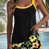 Laluna® | Zweiteiliges Elegantes Tankini-Set