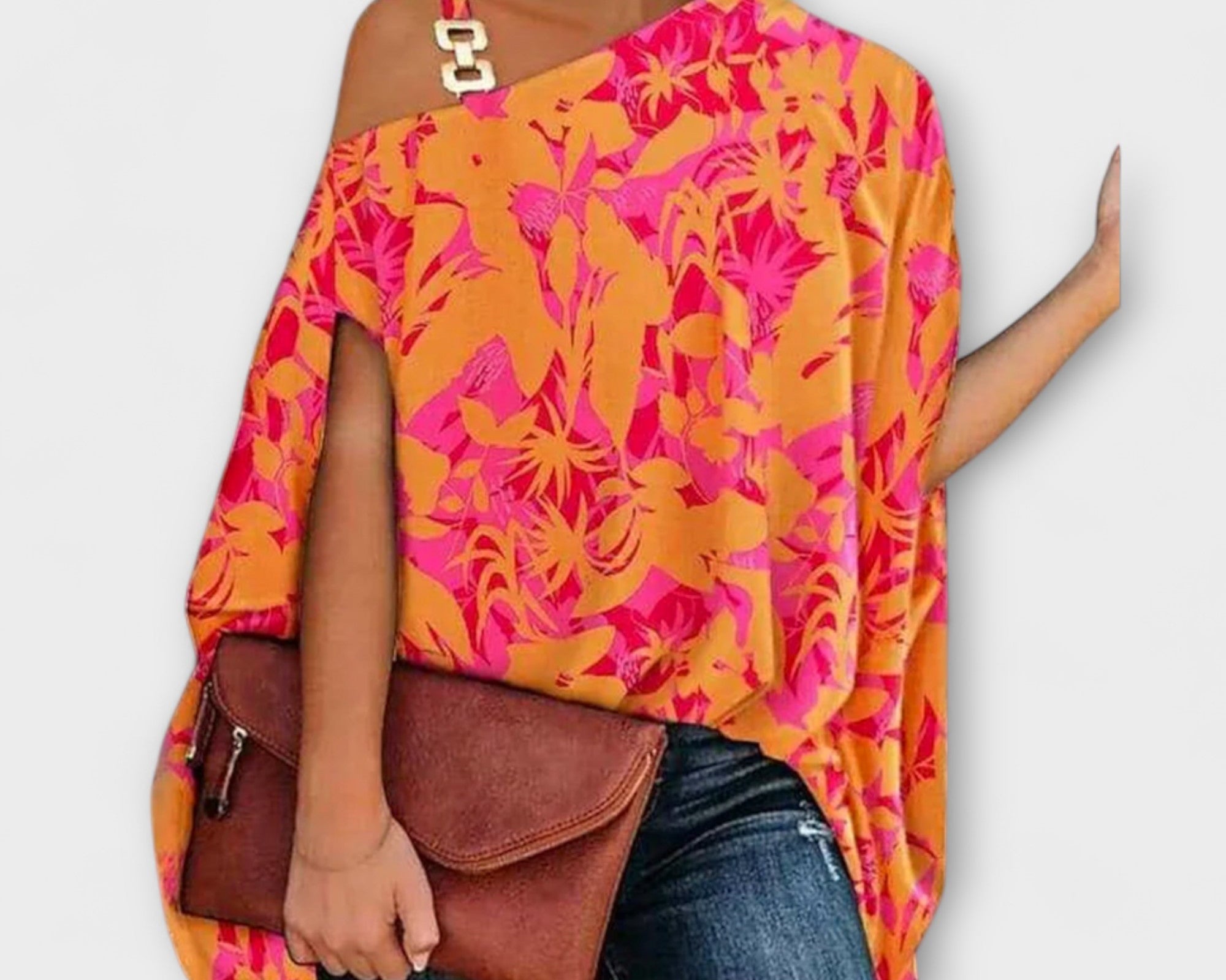 Nati - Schulterfreie Bluse für Damen
