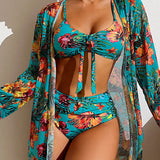 Glenda - Bikini mit Blumenrock