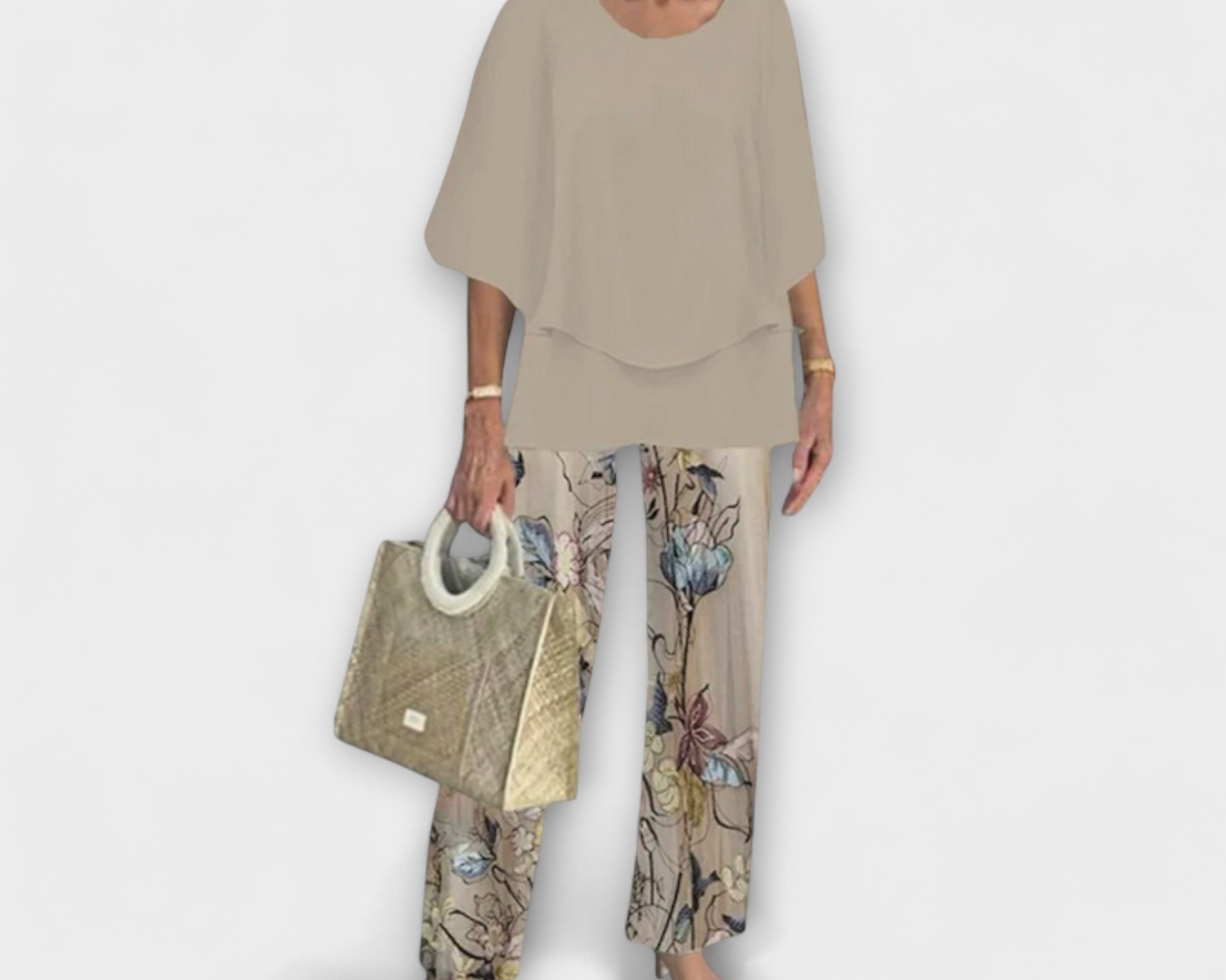 Rosamund - Modernes Set mit Bequemer Bluse und Hose