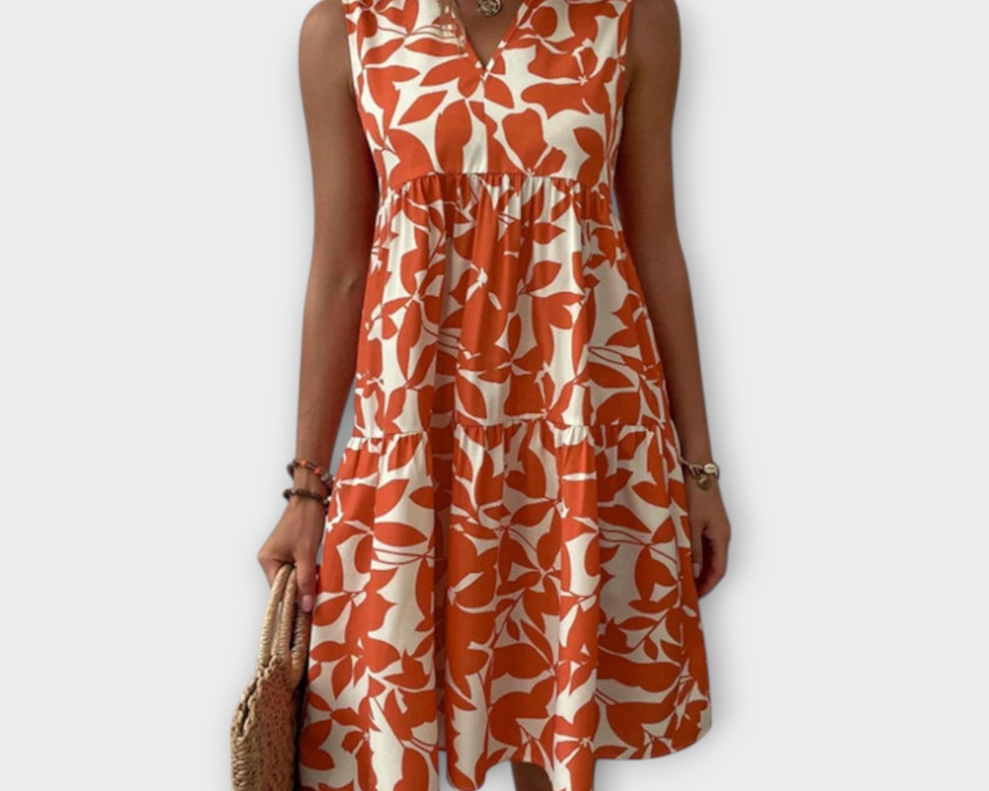 Tasha - Florales Fliessendes Kleid