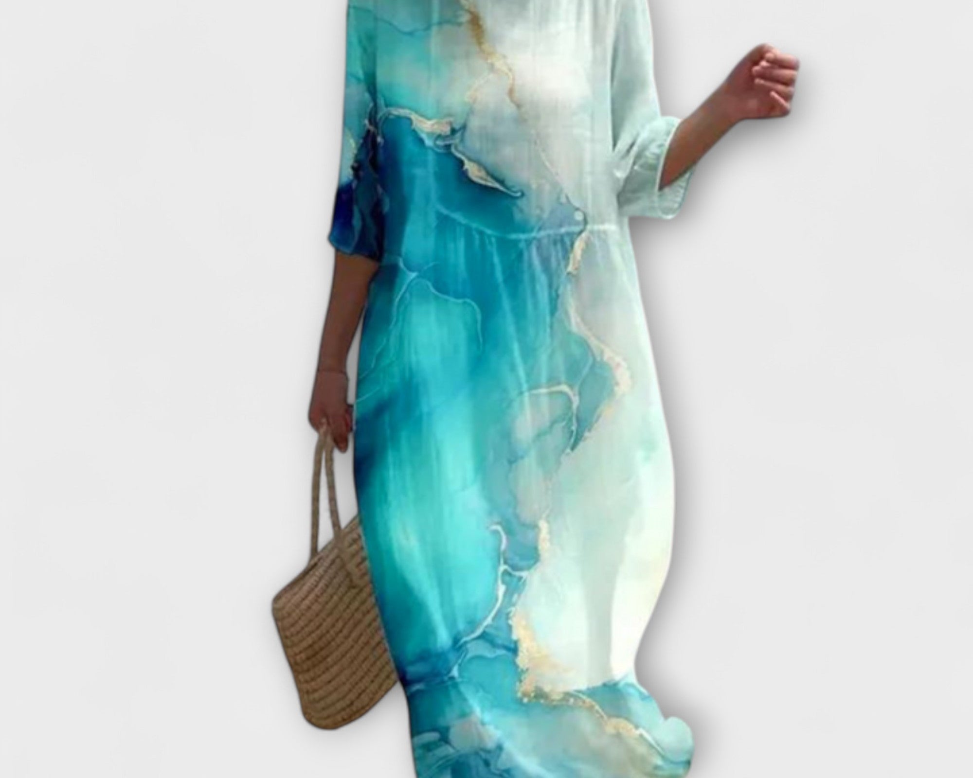 Miranda - Stilvolles Floral-Maxikleid