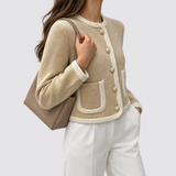 Klassische Jacke mit Ziertaschen