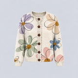 Mea – Cardigan mit Blumenmuster
