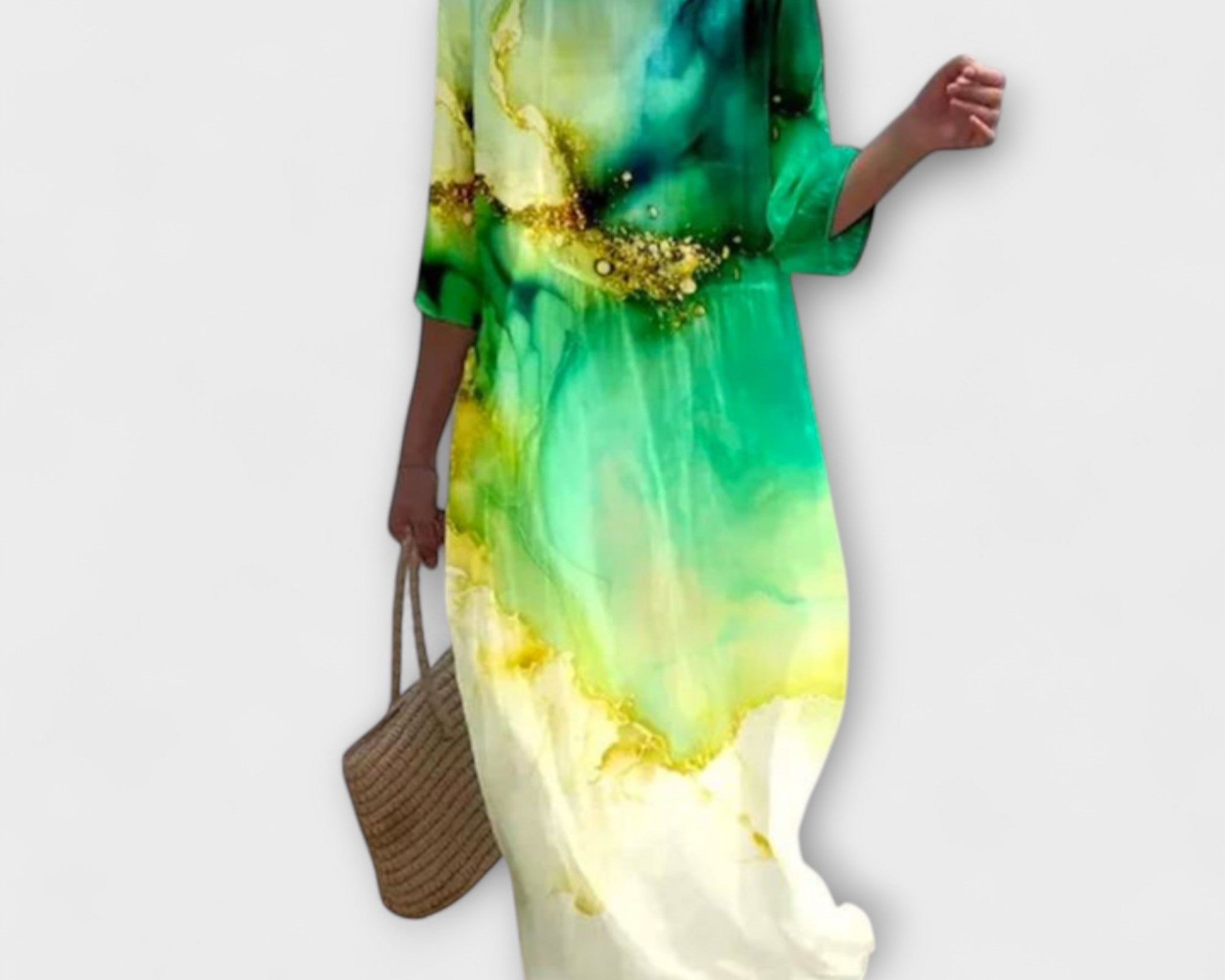 Miranda - Stilvolles Floral-Maxikleid