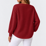 Hélène - Pullover aus weichem Waffelstrick