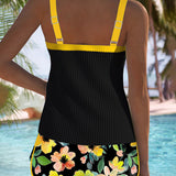 Laluna® | Zweiteiliges Elegantes Tankini-Set