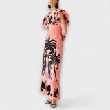 Amy - Schickes Palmbaumkleid