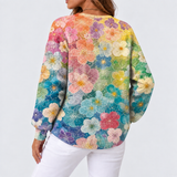 Meadows – Strickjacke mit Blumendruck