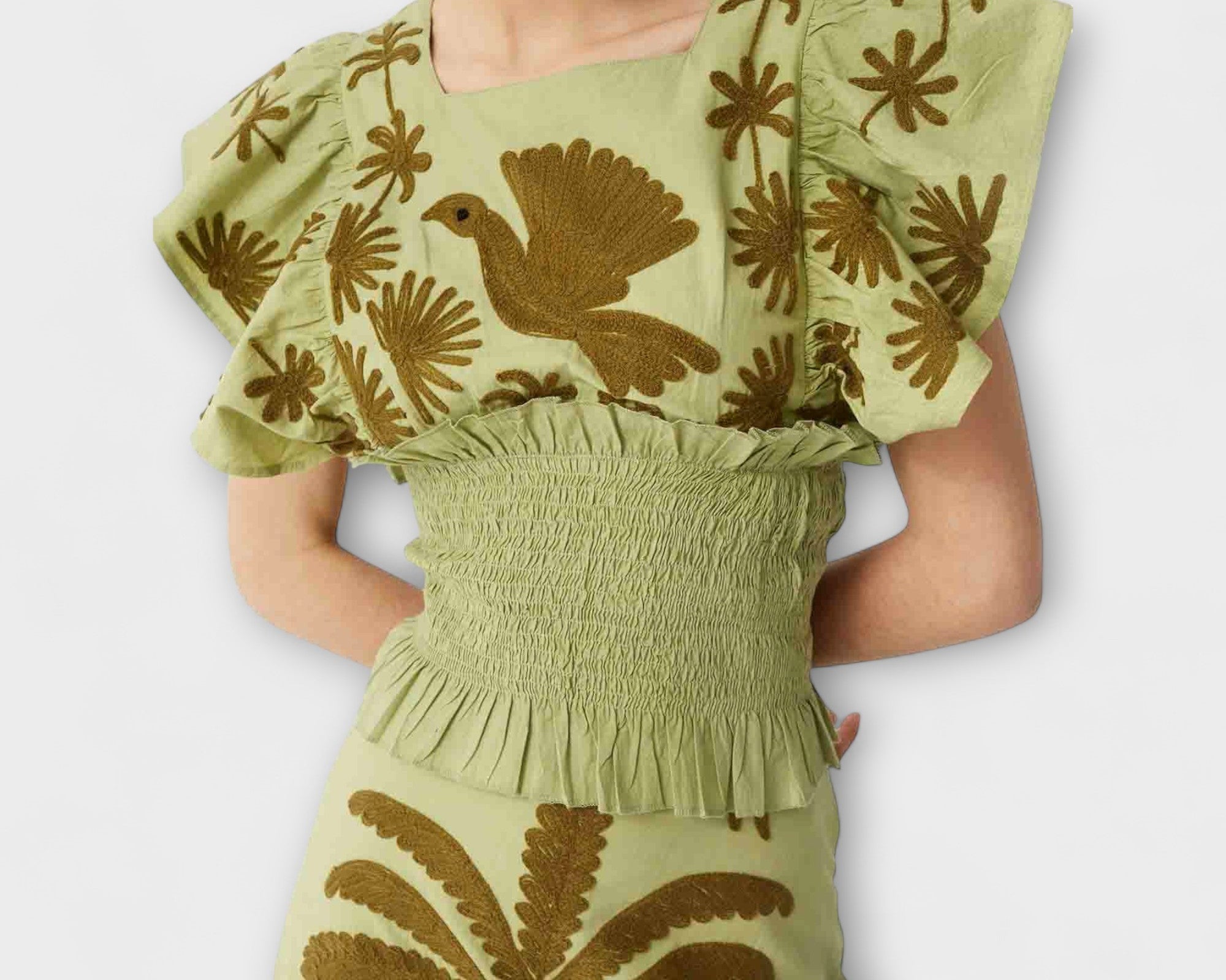 Amy - Schickes Palmbaumkleid