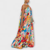 Harlow - Off-Shoulder Floral Maxi-Kleid