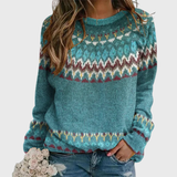 Peyton | Bequemer Retro Wellen Pullover