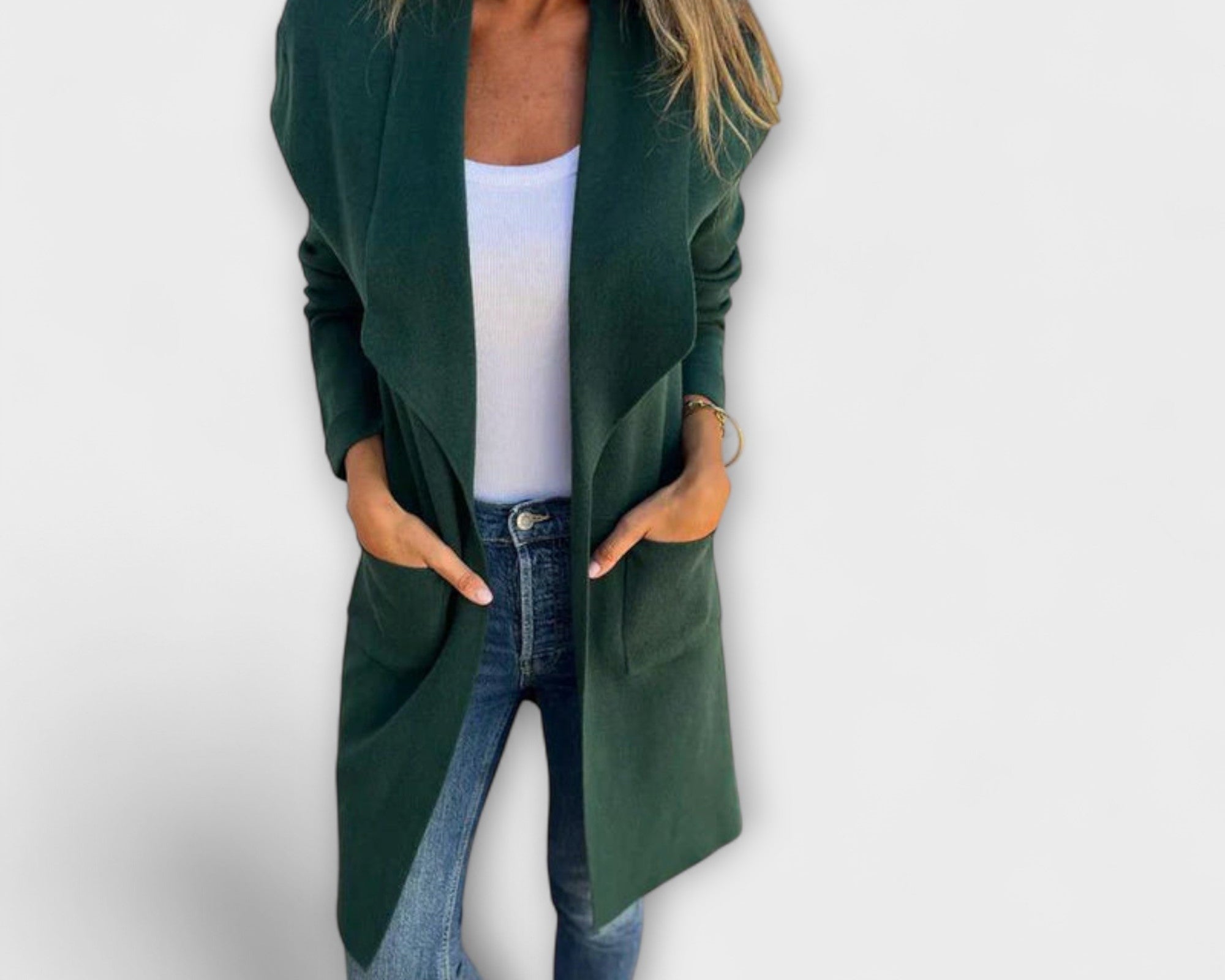 Eliane - Eleganter Longline-Cardigan