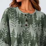 Inès - Sweatshirt mit klassischem Baum-Muster