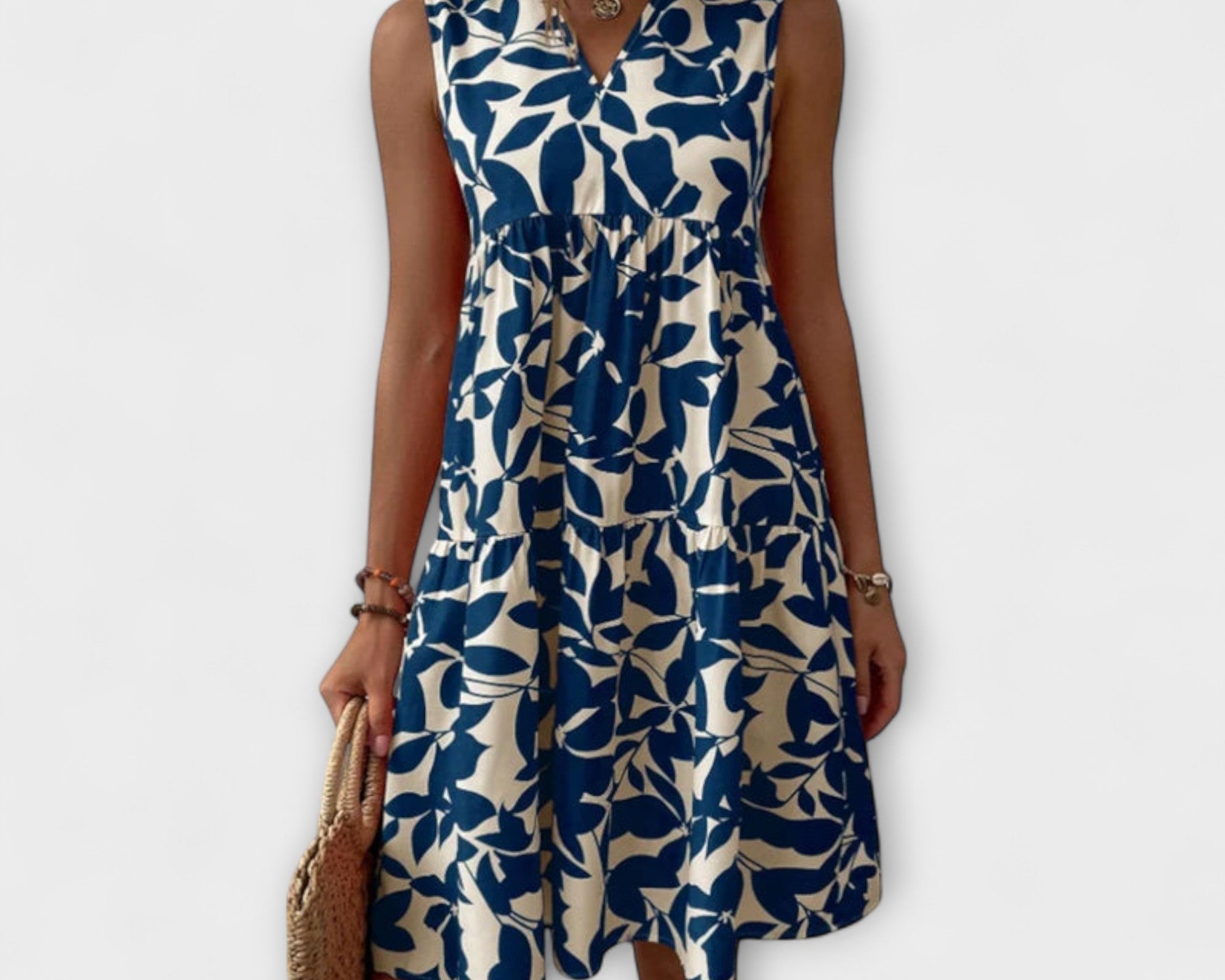 Tasha - Florales Fliessendes Kleid