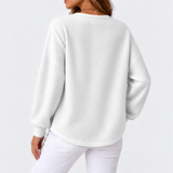 Hélène - Pullover aus weichem Waffelstrick