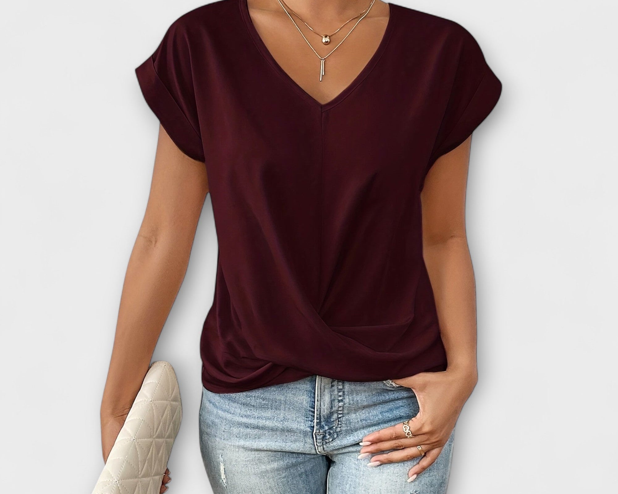 Eloise - V-Ausschnitt Top