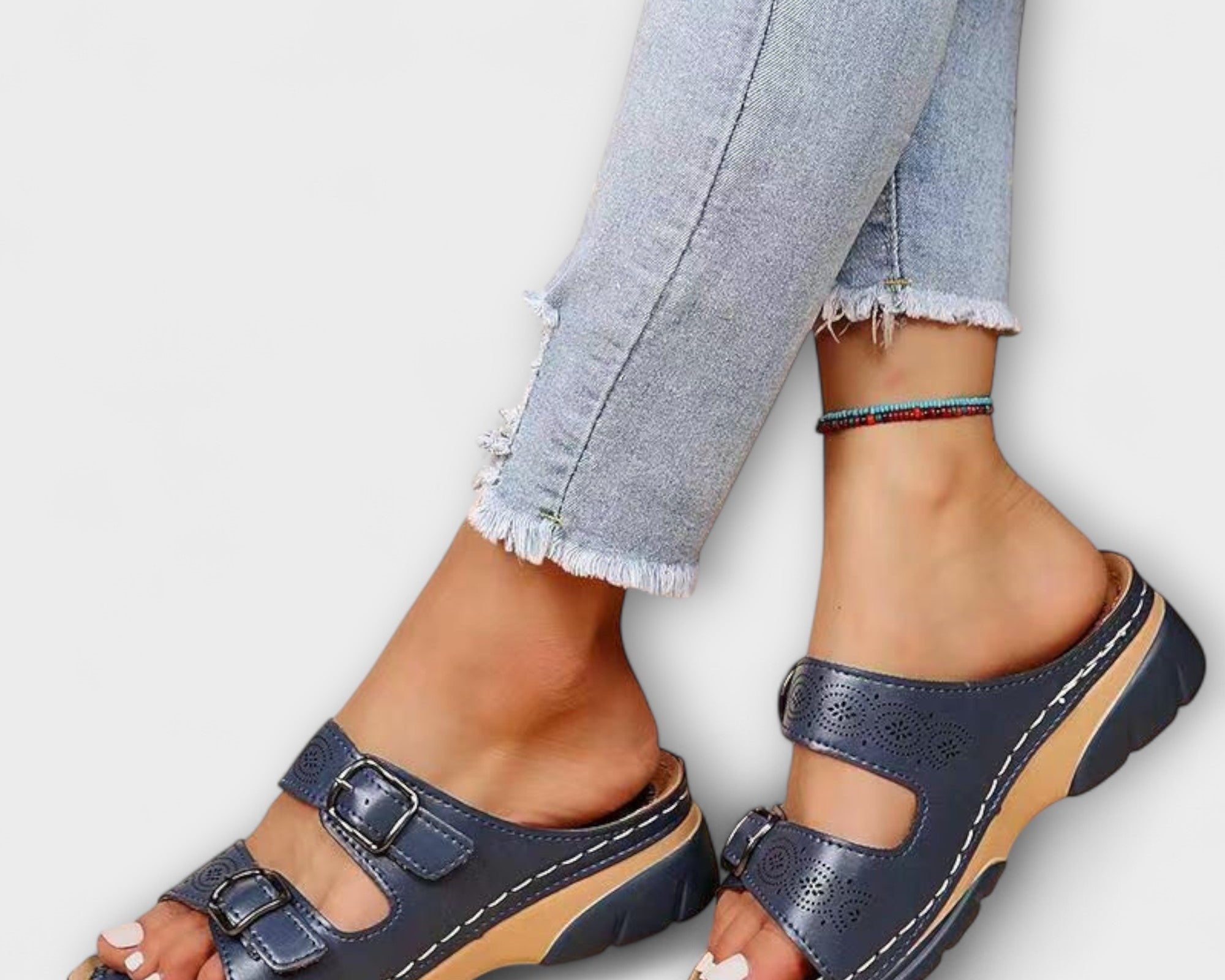 Orthopädische Leder-Sandalen