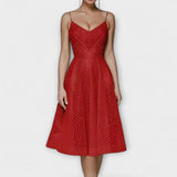 Elli - Damen Luxuskleid mit Stickereien