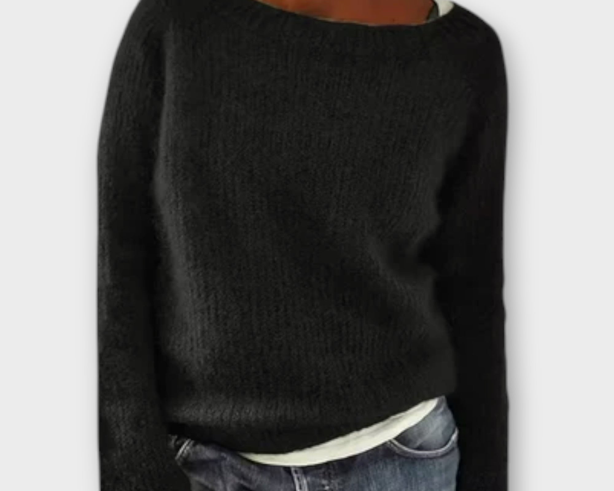 Regine – einfarbiger Pullover