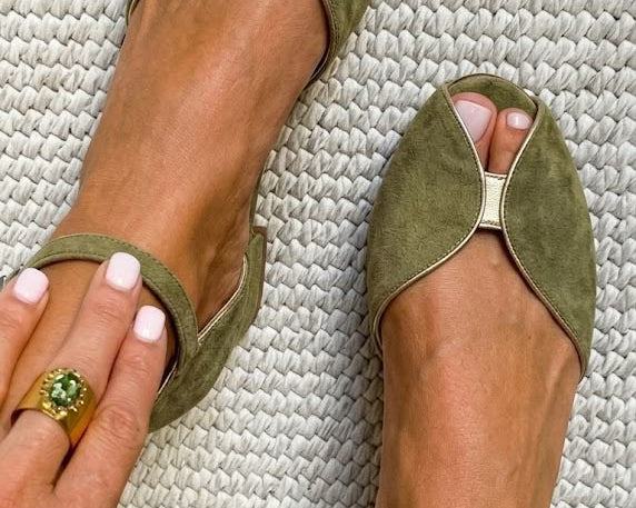 Romy | Elegante Slingback-Sandalen