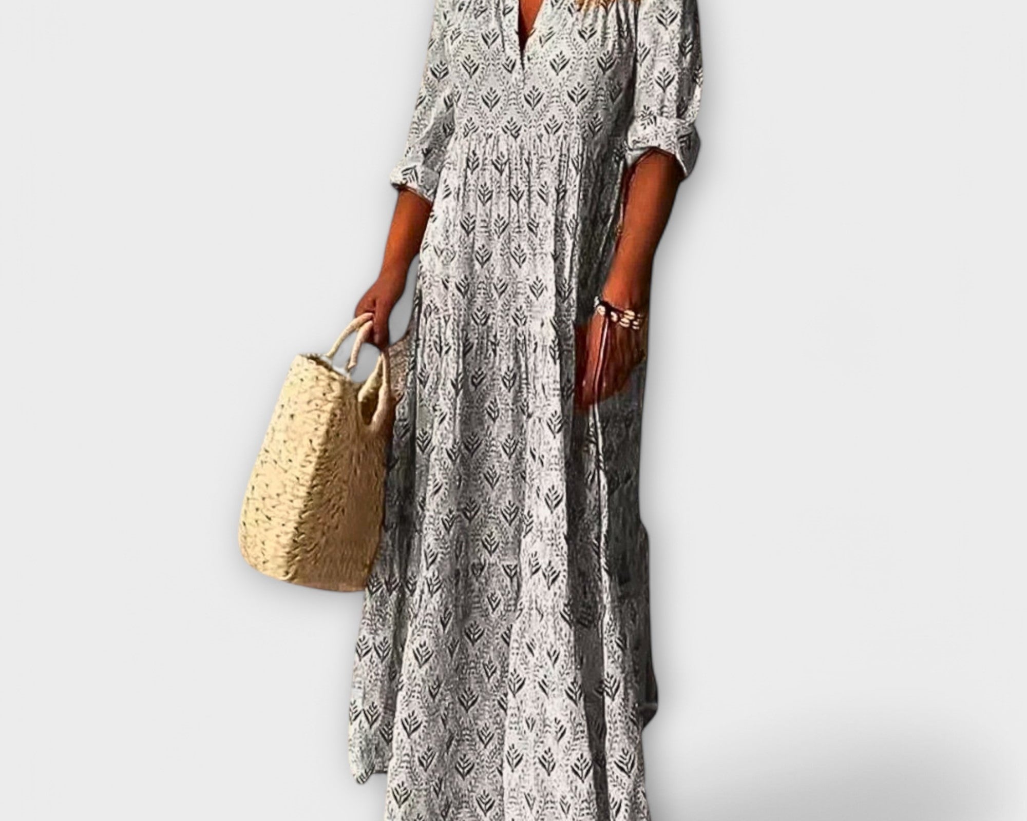 Sera - Stilvolles und Bequemes Frühlings Maxi Kleid