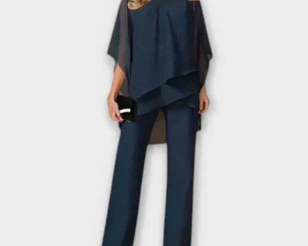 Chiffon-Abend-Set