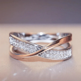 Retro EinlegeperlenringAntiker Braided Ring