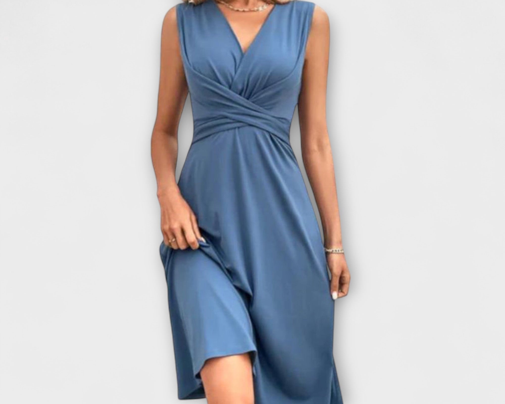 Lina - Sommerkleid Mit Wickelausschnitt