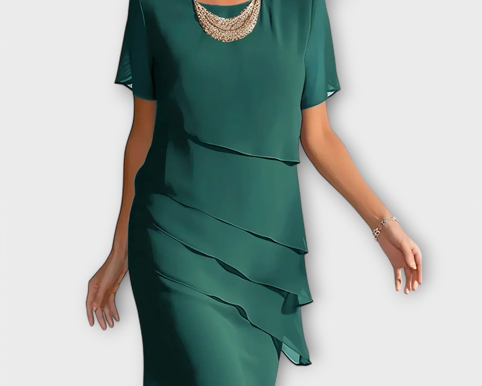Katharina - Stilvolles figurbetonte Kleid