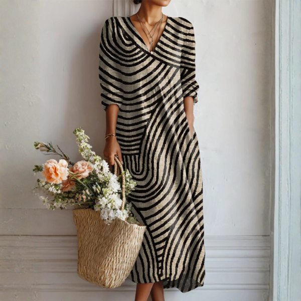 Fabienne | Elegantes Alltagskleid mit mühelosem Stil