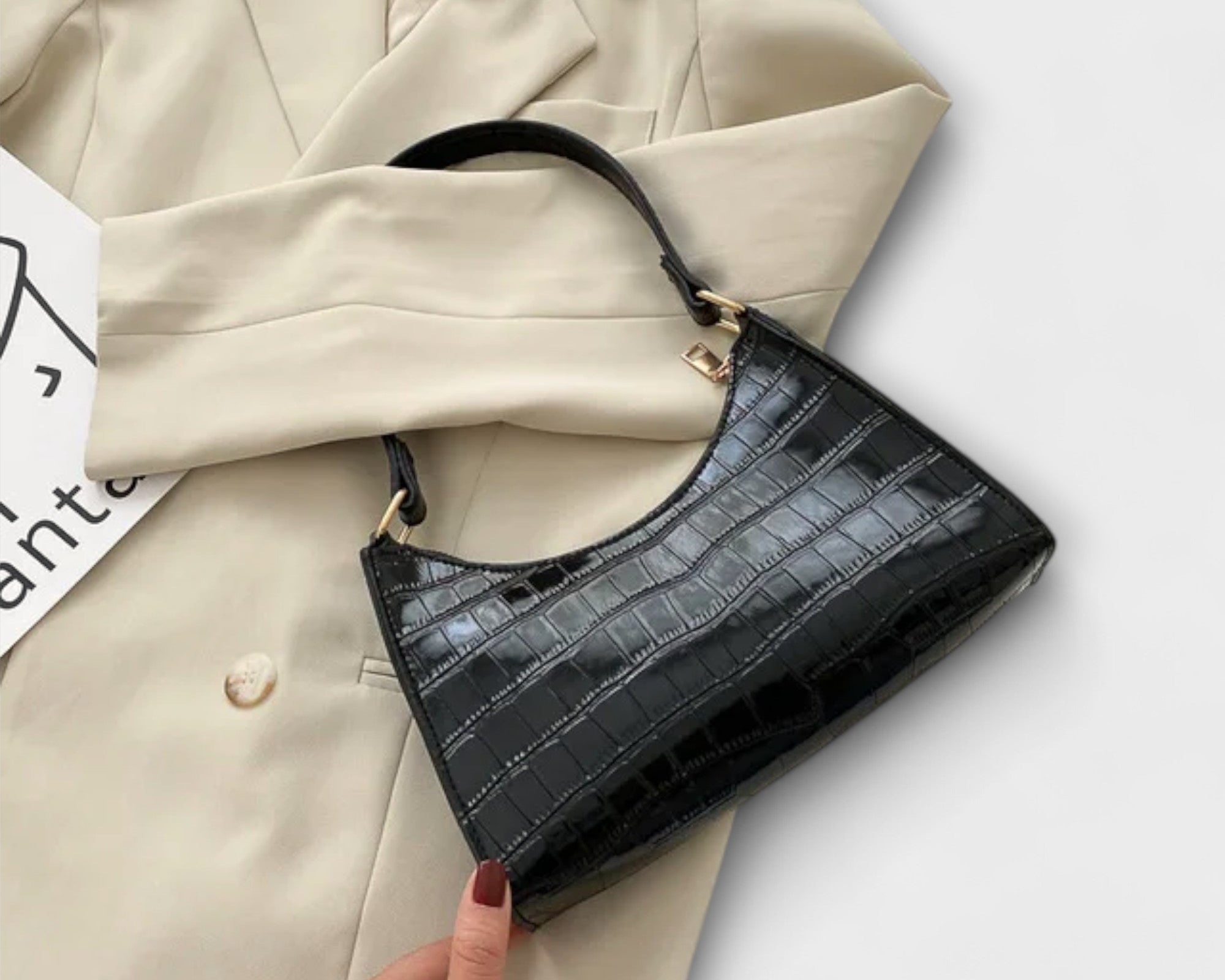 Emilia - Glänzende Tasche