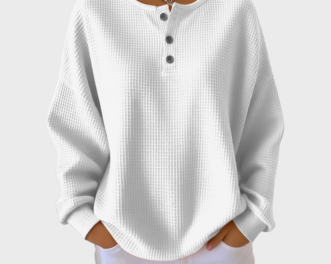 Hélène - Pullover aus weichem Waffelstrick