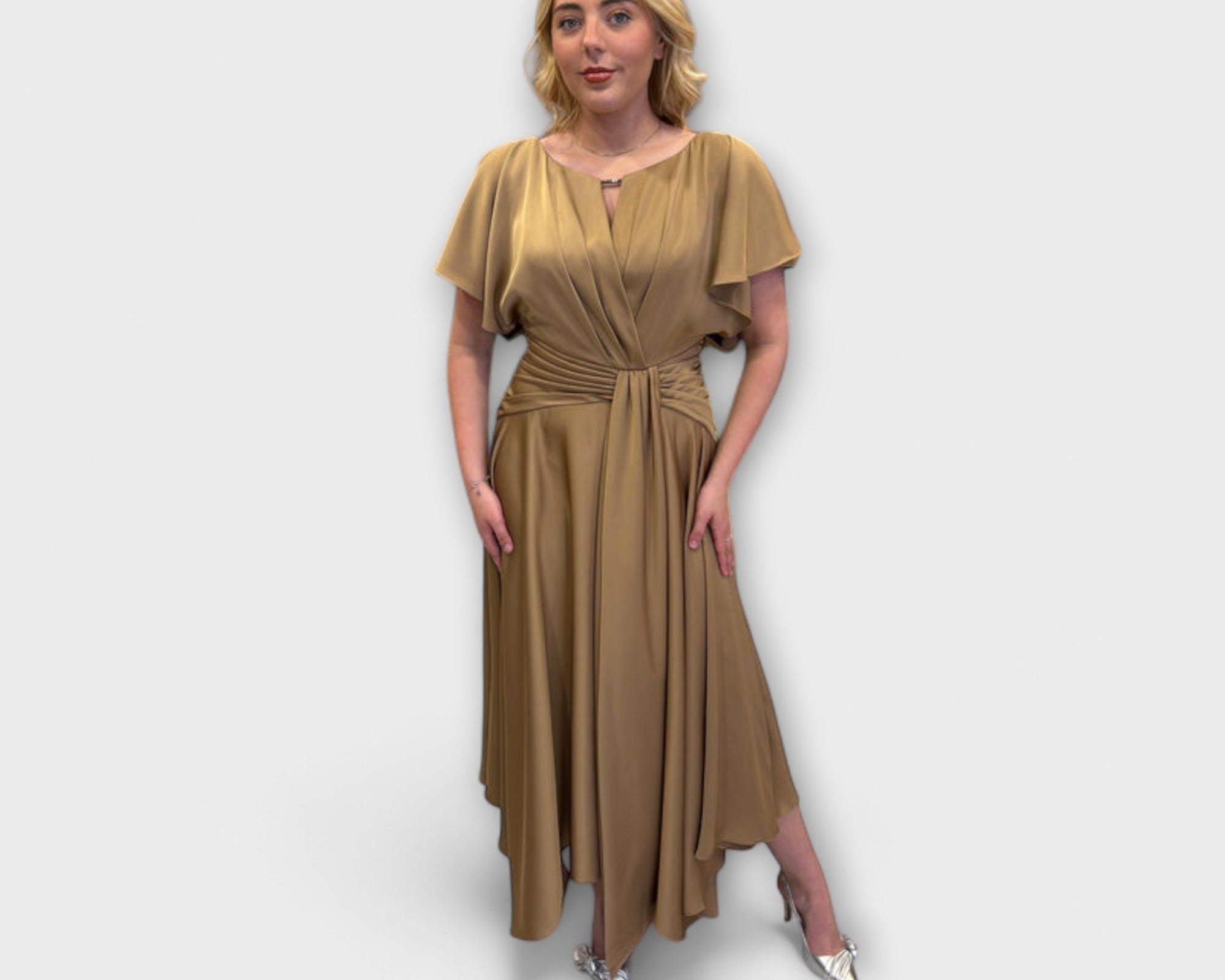 Anni – Maisonel Drapiertes Rockkleid