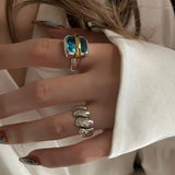 Blauer Ring