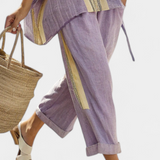 Lorena - Boho-Linen- und Bambus-Set