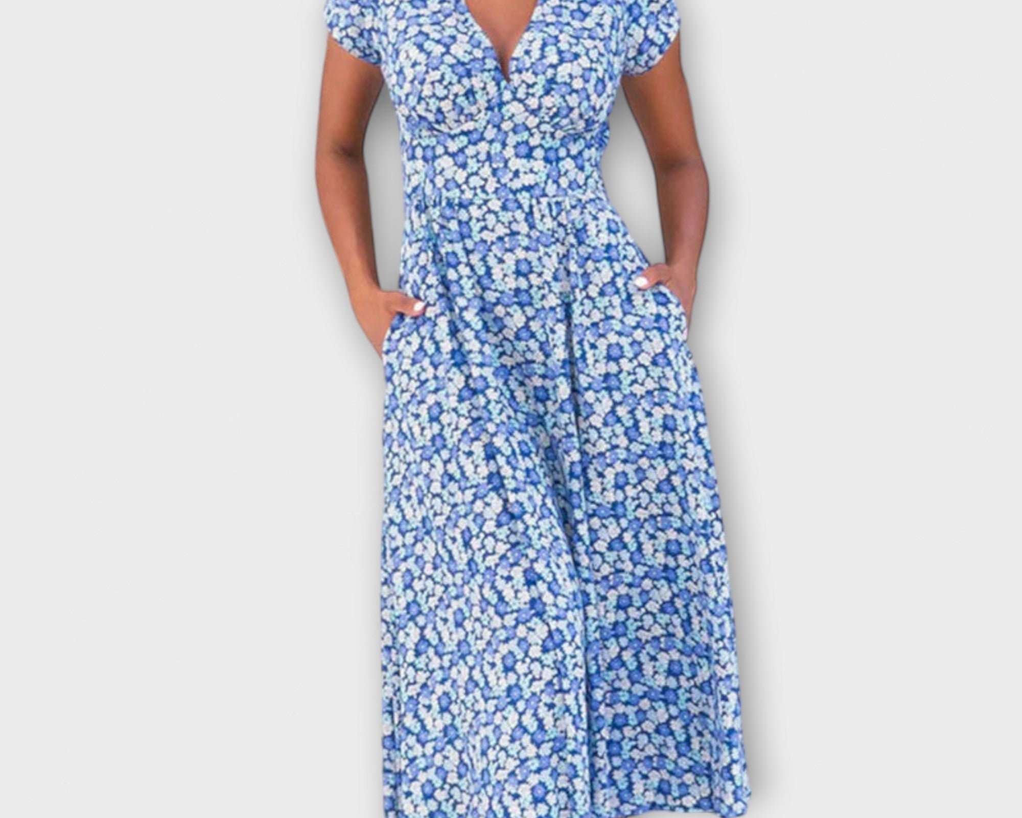 Fienna - Midi Kleid mit Knopfleiste
