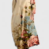 Ana - Fliessendes Kleid mit Muster