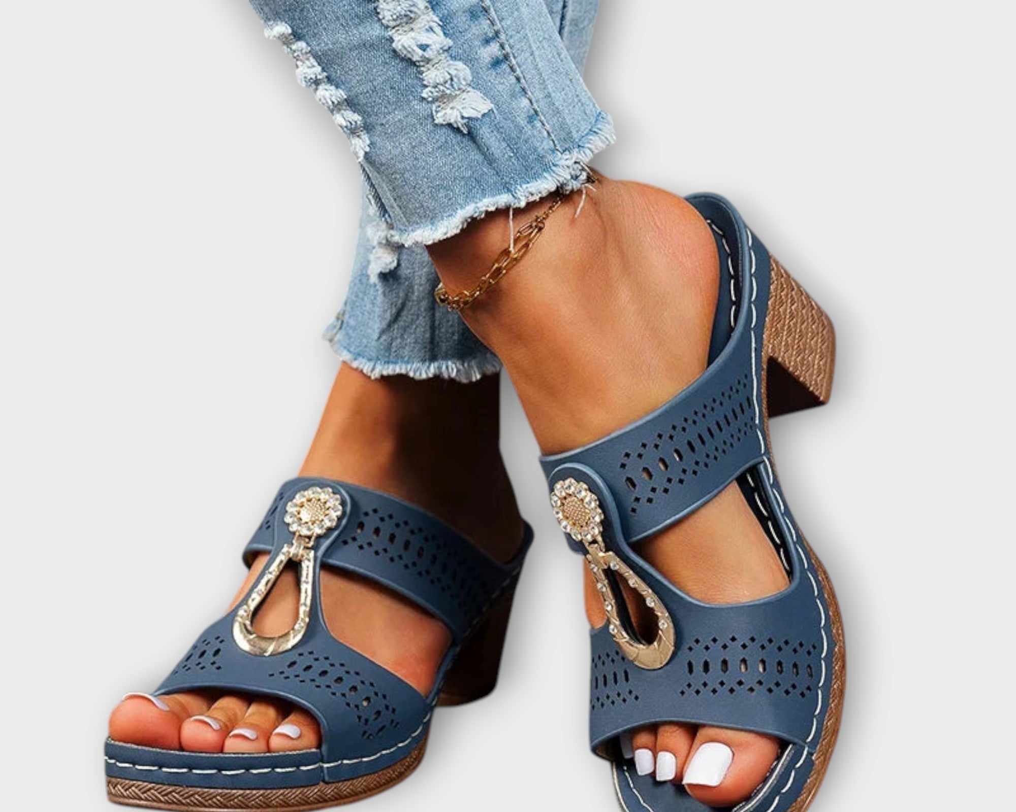 Maria - Stilvolle und Bequeme Orthopädische Sandalen