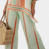 Dalila - Leinen-Set mit Streifen