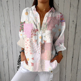Aurora - Bluse mit leichtem Druck