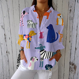 Helena - Bluse Leichtigkeit Hunderaster