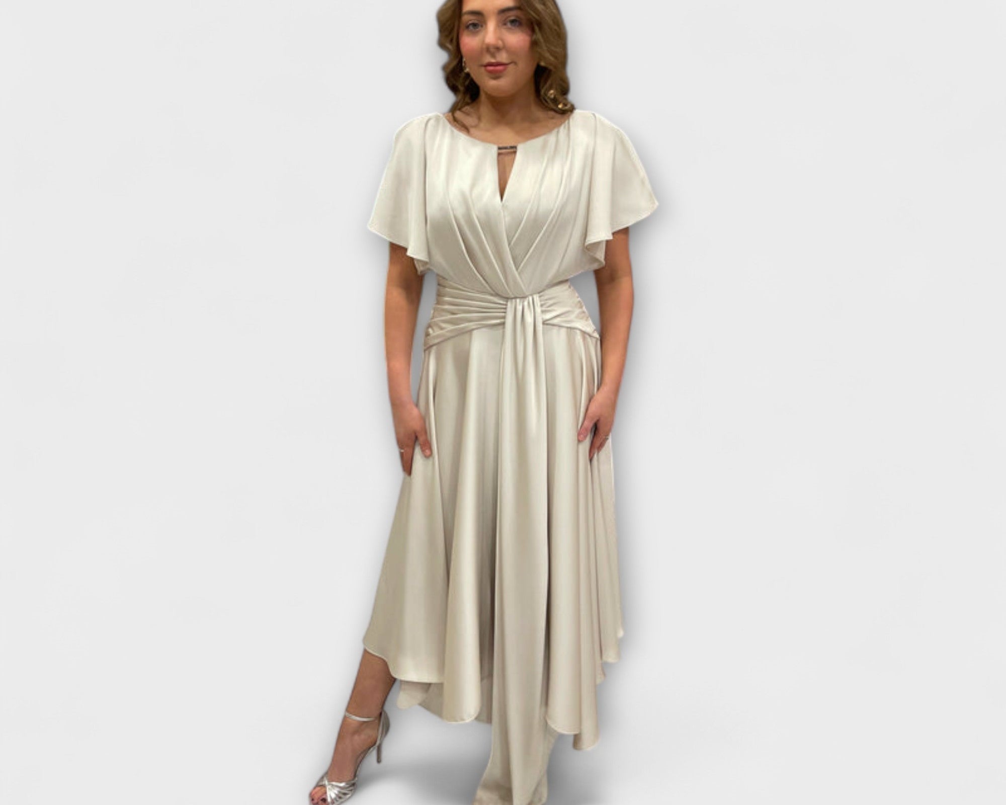 Anni – Maisonel Drapiertes Rockkleid