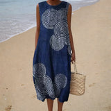Bequemes Sommerkleid Ärmellos